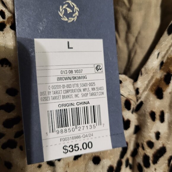 NWT UNIVERSAL THREAD ANIMAL PRINT MAXI DRESS SZ L - Picture 4 of 7